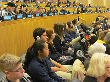 Mater Dei Prep talks climate change at United Nations