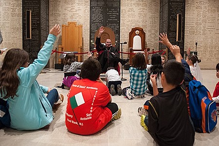 Bishop takes young 'friends of Jesus' on journey through the Sacraments
