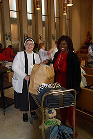 Gifts of warmth flow from St. Francis Hospital to Trenton Community