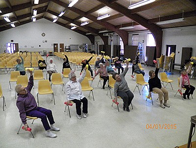 An Exercise in Faith -- St. Elizabeth exercise club engages parishioners physically and spiritually