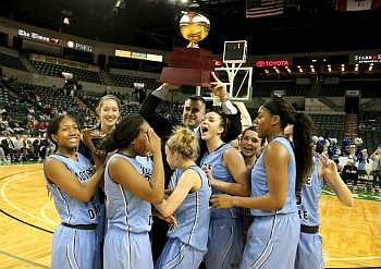 Notre Dame girls' hoops on Cloud Nine after record-setting Mercer County Tournament win