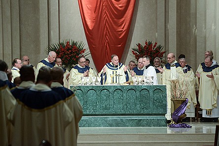 Annual Chrism Mass reflects diversity of Diocese's faithful, unity of priests with Bishop