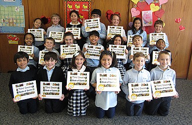 'For All The Saints' --  Publishing book enables students to honor saints, hone many skills