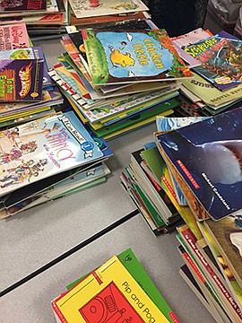 Local library, student's good intentions result in a lot of books for school in Africa