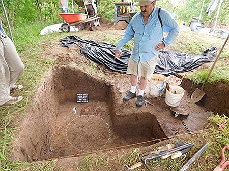 SUBSCRIBER EXCLUSIVE: Remains of Spanish explorer's cross believed discovered at Arkansas dig