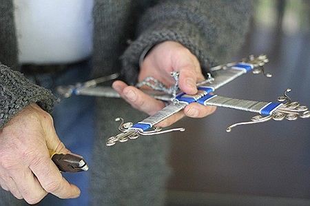 South Carolina Catholic makes sacred art from simplest of office supplies