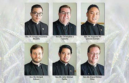 Six new priests to be ordained by Bishop on June 4