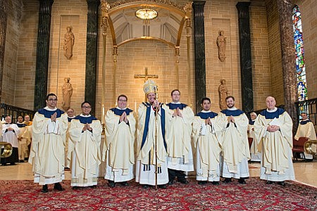 Diocese rejoices as Bishop O'Connell ordains six new priests