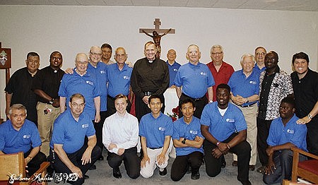 Bishop O'Connell pays visit to Divine Word Missionaries