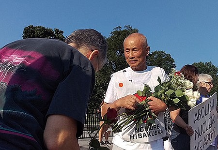 SUBSCRIBER EXCLUSIVE: Hiroshima survivor shares memories of atomic blast with peace activists