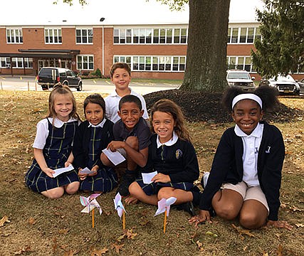 Students create 'Pinwheels for Peace'