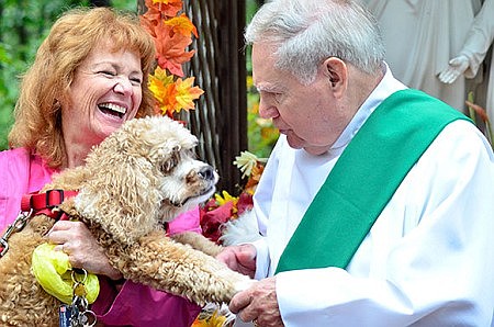 Around the Diocese, animals spring into fall with an October blessing