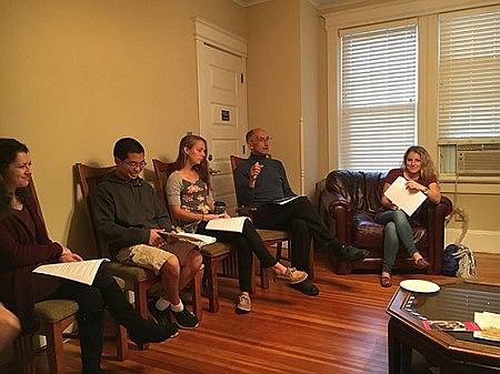 Young adults face thoughtful questions at marriage prep retreat
