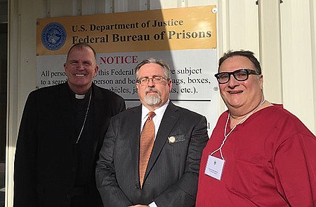 When I Was In Prison, You Visited Me -- Bishop O'Connell celebrates Mass for prison inmates in Fort Dix