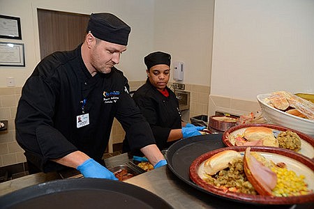 LIFE St. Francis community enjoys Thanksgiving feast in new home