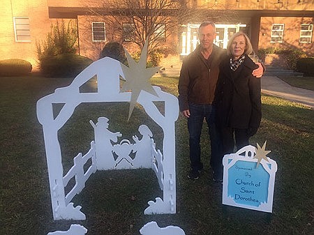 Eatontown parish sponsors Nativity scene in front of Borough Hall