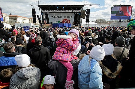 'Life is winning in America,' vice president tells March for Life rally