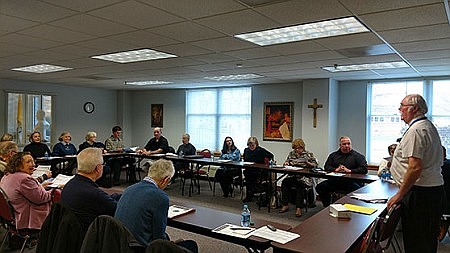 Meeting Christ in Prison --  Potential volunteers learn about ministry to the incarcerated 