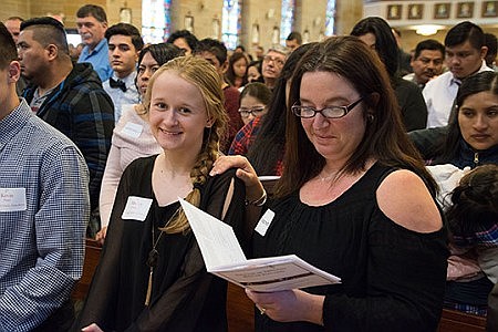 'You Are Mine' -- At Rite of Election, Bishop reminds catechumens that they have been called by God to become Catholic