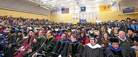 Making history at Georgian Court, first fully coed undergrad class graduates