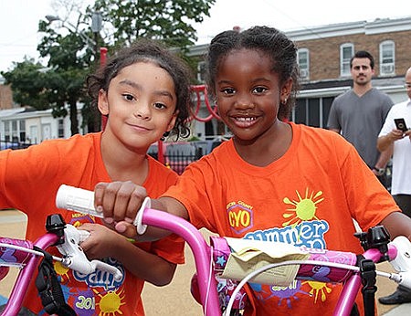 CYO campers given surprise summer gift - bicycles 