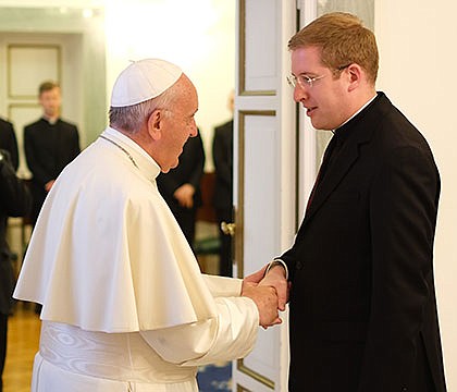 Father Kimtis studying for Holy See's diplomatic service