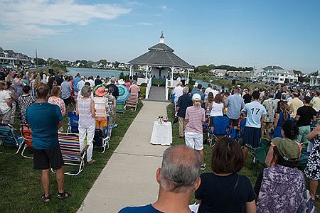 Bishop's Mass at Belmar gazebo brings wider community together in prayer, fellowship 