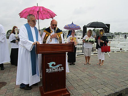 Gentle rains accompany faithful around Diocese honoring Blessed Mother's Assumption