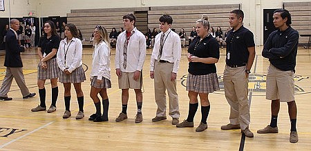 SJV students learn dos and don'ts of uniforms