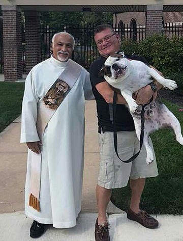 Faithful around Diocese bring pets to church for blessings
