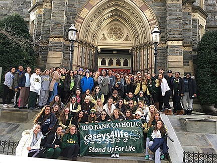 Students encourage eighth-graders by sharing their Catholic high school experiences