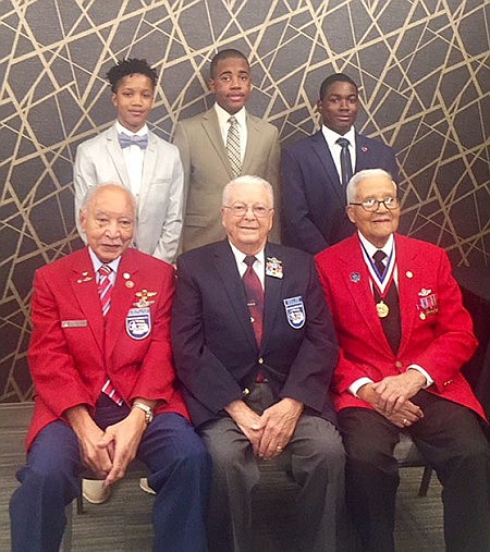 St. Ann student wins aviation essay, meets Tuskegee Airmen