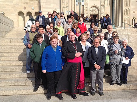 2,000 of Diocese's pilgrims descend on nation's capital for community, prayer in Basilica