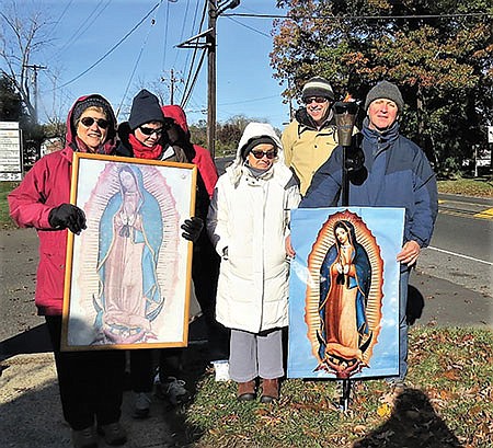 Pro-life torch joins Our Lady of Guadalupe celebrations