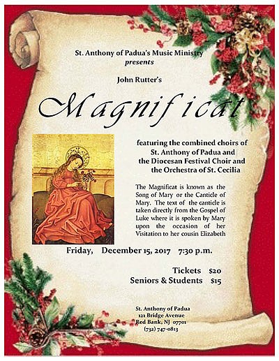 Diocesan Festival Choir, Red Bank musicians to perform 'Magnificat'  