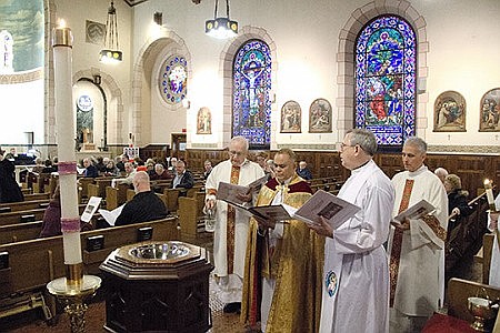 Formal ritual marks suspension of use of Holy Angels Church, Hamilton