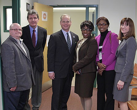 State Department of Health acting commissioner tours Catholic Charities' ambulatory detox clinic