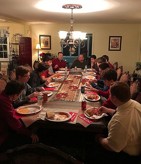 Bishop O'Connell reflects on vocations dinner spent with priests, young men of Diocese