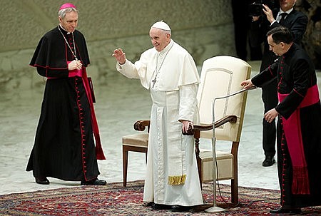 Don't confess other's faults, own up to sins, pope says at audience 