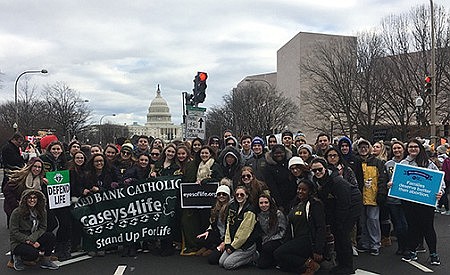 Catholic youth from across the Diocese look forward to March for Life