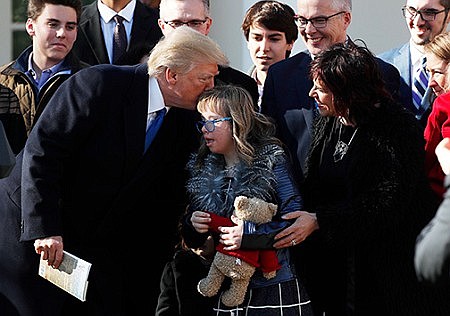 Every child 'a precious gift from God,' Trump tells pro-life rally