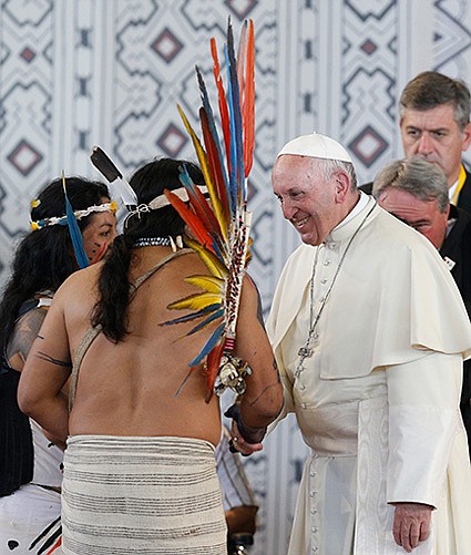 Pope Francis calls for Church with 'Amazonian and indigenous' face 