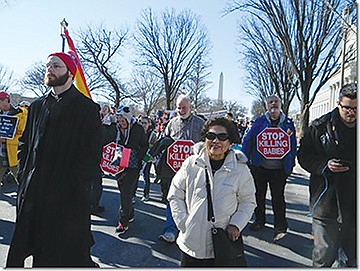 UPDATE: With signs, cheers, energy, Diocese's pilgrims give witness during March for Life