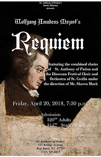 Diocesan Festival Choir, Red Bank singers to perform Mozart's 'Requiem'  