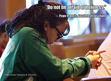 Pope's new exhortation centers on the call to holiness