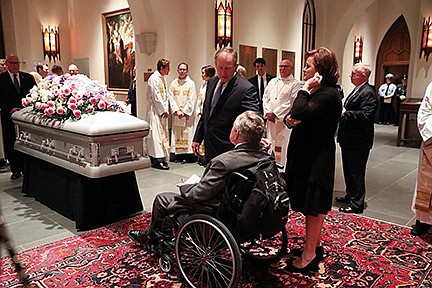 Catholic bishop pays tribute to Barbara Bush at Houston memorial