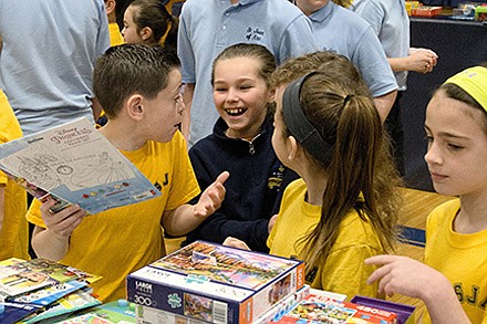 Students across Diocese all smiles on annual Day of Service