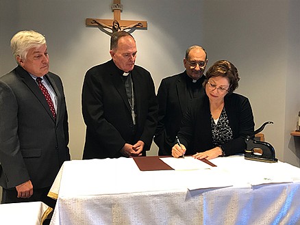 Bishop issues decrees for seven parish mergers