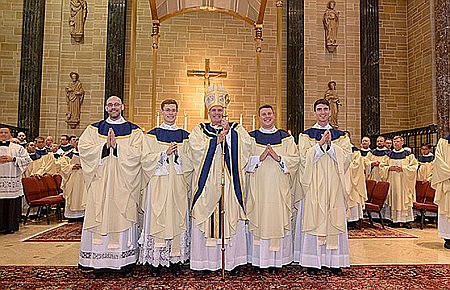 Four men ordained to sacred priesthood by Bishop O'Connell