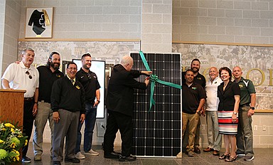 St. James Parish campus installs solar panels